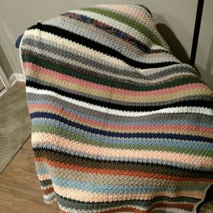 Crocheted blanket